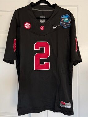 University of Alabama black Nike Jersey- L